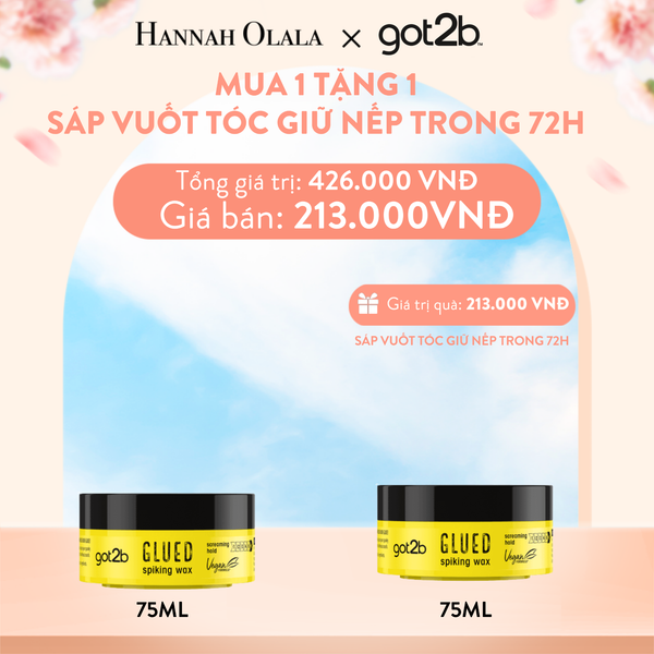  A338_DEAL 8: [MUA 1 TẶNG 1] SÁP VUỐT TÓC GOT2B GLUED SPIKING WAX 