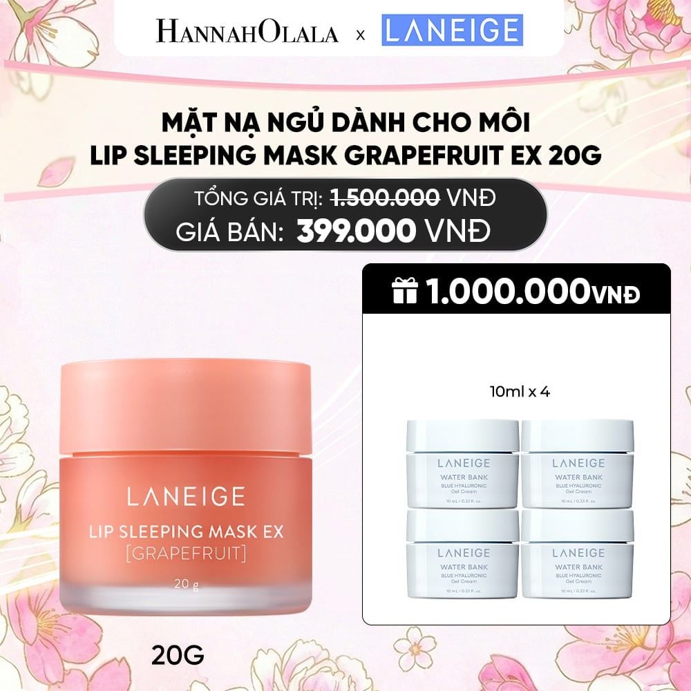  MẶT NẠ NGỦ DÀNH CHO MÔI LANEIGE LIP SLEEPING MASK 20G (CHỌN MÙI HƯƠNG) 
