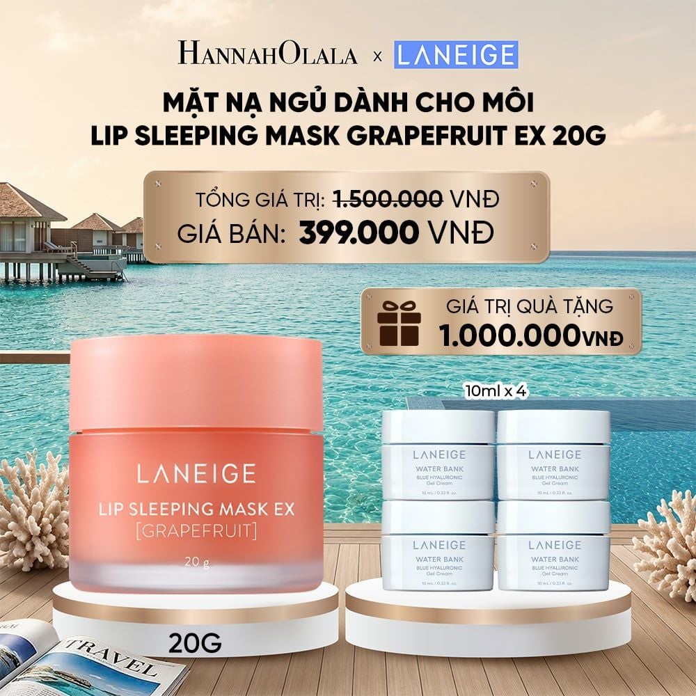  MẶT NẠ NGỦ DÀNH CHO MÔI LANEIGE LIP SLEEPING MASK 20G (CHỌN MÙI HƯƠNG) 