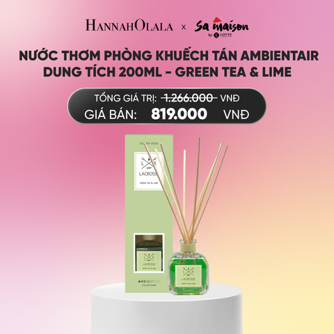  FLASH DEAL 3: NƯỚC THƠM PHÒNG KHUẾCH TÁN AMBIENTAIR, DUNG TÍCH 200ML AMBER & CLOVE_A646 