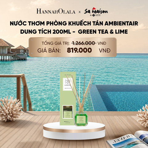 NƯỚC THƠM PHÒNG KHUẾCH TÁN AMBIENTAIR, DUNG TÍCH 200ML - DEAL 3_ D2079 