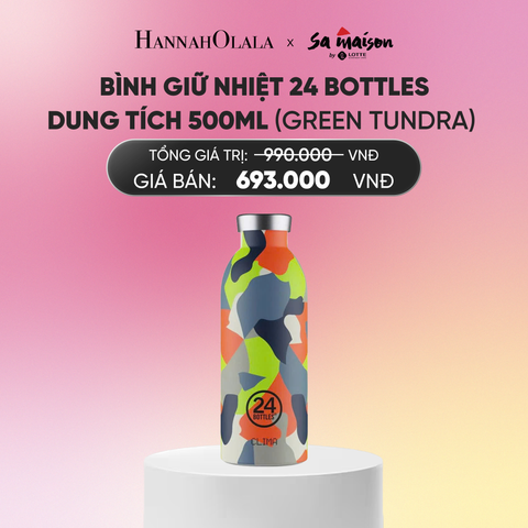  FLASH DEAL 1: BÌNH GIỮ NHIỆT 24 BOTTLES DUNG TÍCH 500ML_A620 
