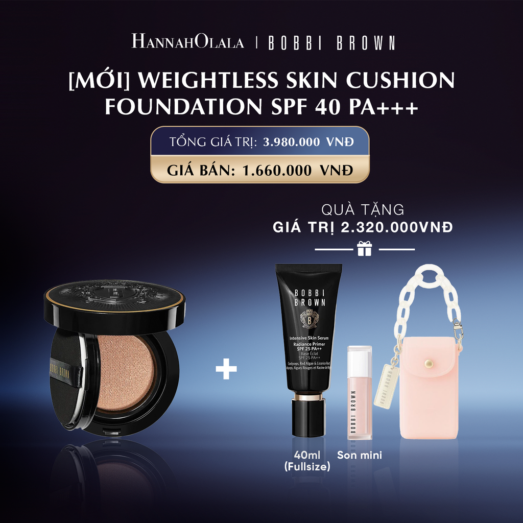  PHẤN NƯỚC WEIGHTLESS SKIN CUSHION FOUNDATION SPF 40 PA+++ 