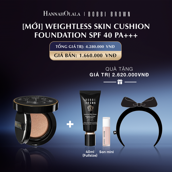  E5_DEAL 2: PHẤN NƯỚC WEIGHTLESS SKIN CUSHION FOUNDATION SPF 40 PA+++ 