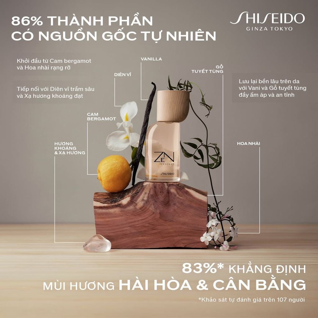  NEW [PRE-ORDER 7 NGÀY] NƯỚC HOA SHISEIDO ZEN EAU DE PARFUM 2026 30ML - DEAL 22 