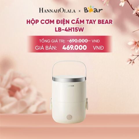  HỘP CƠM ĐIỆN CẦM TAY BEAR LB-4H15W - A1570 