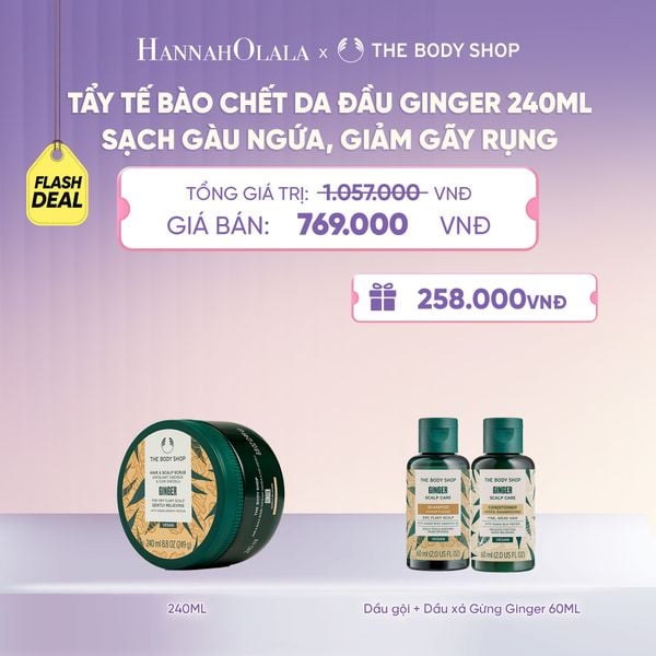  TẨY TẾ BÀO CHẾT DA ĐẦU ĐÁNH BAY GÀU NGỨA GINGER HAIR SCRUB 240ML - H053 