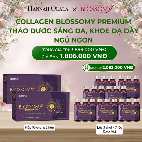  E478_DEAL 7RE: MUA 2 HỘP 10 THỰC PHẨM BẢO VỆ SỨC KHỎE BLOSSOMY PREMIUM THẢO DƯỢC - TẶNG 7 LỐC 3 THỰC PHẨM BẢO VỆ SỨC KHỎE BLOSSOMY PREMIUM THẢO DƯỢC (LỐC 3 DATE 9 THÁNG) (HỘP 10 CHAI X 2 HỘP & LỐC 3 CHAI X 7 LỐC) 