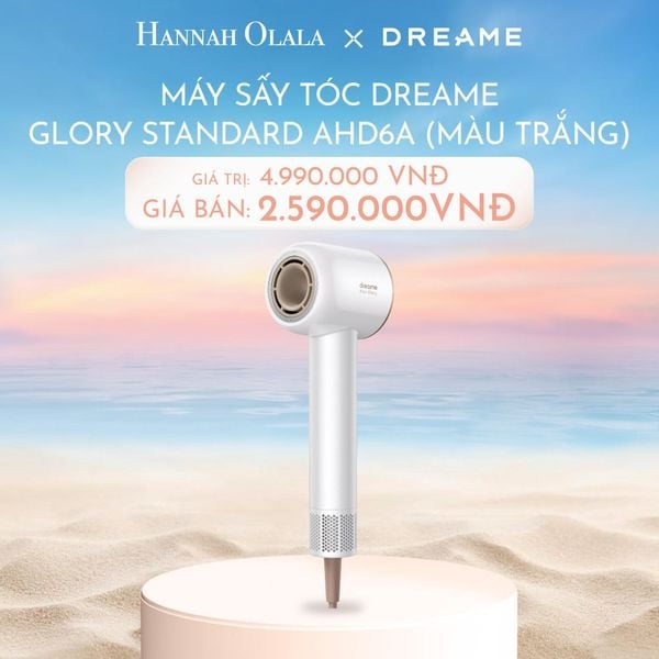 C428_DEAL 6: MÁY SẤY TÓC DREAME HAIR GLORY STANDARD AHD6A - BẢN QUỐC TẾ - BH 24 THÁNG 