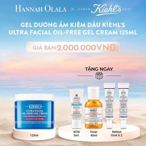  C412_DEAL 12: GEL DƯỠNG ẨM KIỀM DẦU KIEHL'S ULTRA FACIAL OIL-FREE GEL CREAM 125ML 