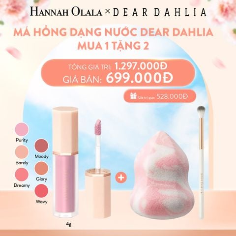  A216_DEAL 3: MÁ HỒNG DẠNG NƯỚC DEAR DAHLIA 