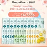  A334_DEAL 2: COMBO 25 MẶT NẠ DƯỠNG ẨM DA GOODAL 