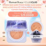  A182_DEAL 2: (PHIÊN BẢN HARRY POTTER) PHẤN NƯỚC CLIO MỎNG NHẸ & CHE KHUYẾT ĐIỂM HOÀN HẢO KILL COVER (TẶNG KÈM LÕI) 