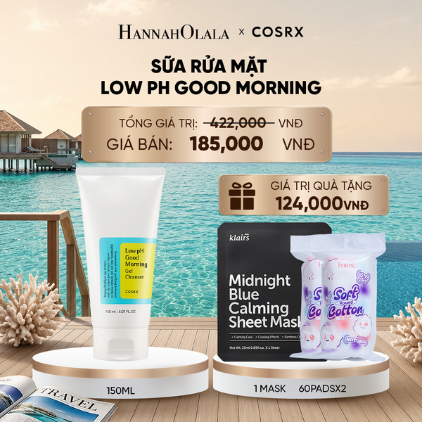  COSRX SỮA RỬA MẶT LOW PH GOOD MORNING GEL CLEANSER 150ML_ D520 
