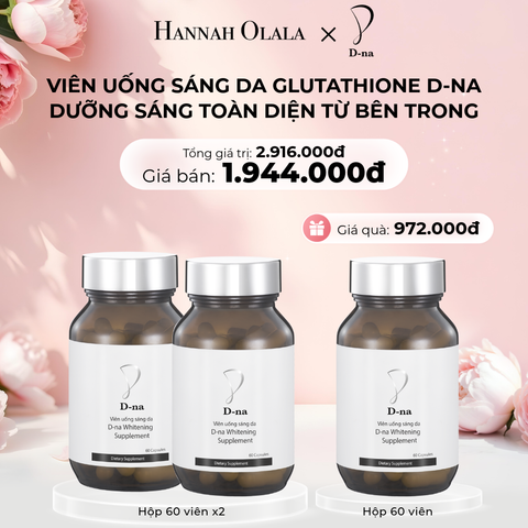  E911: DEAL 6: MUA 2 TẶNG 1 HỘP VIÊN UỐNG TRẮNG DA GLUTATHIONE D-NA (HỘP 60V x 3 HỘP) - [GIAO HÀNG TỪ 03/10] 