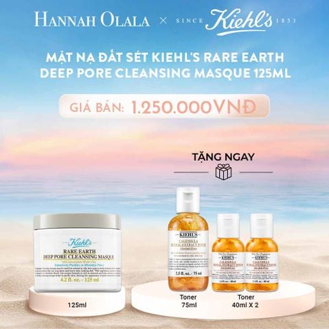  C413_DEAL 2: MẶT NẠ ĐẤT SÉT KIEHL'S RARE EARTH DEEP PORE CLEANSING MASQUE 125ML 