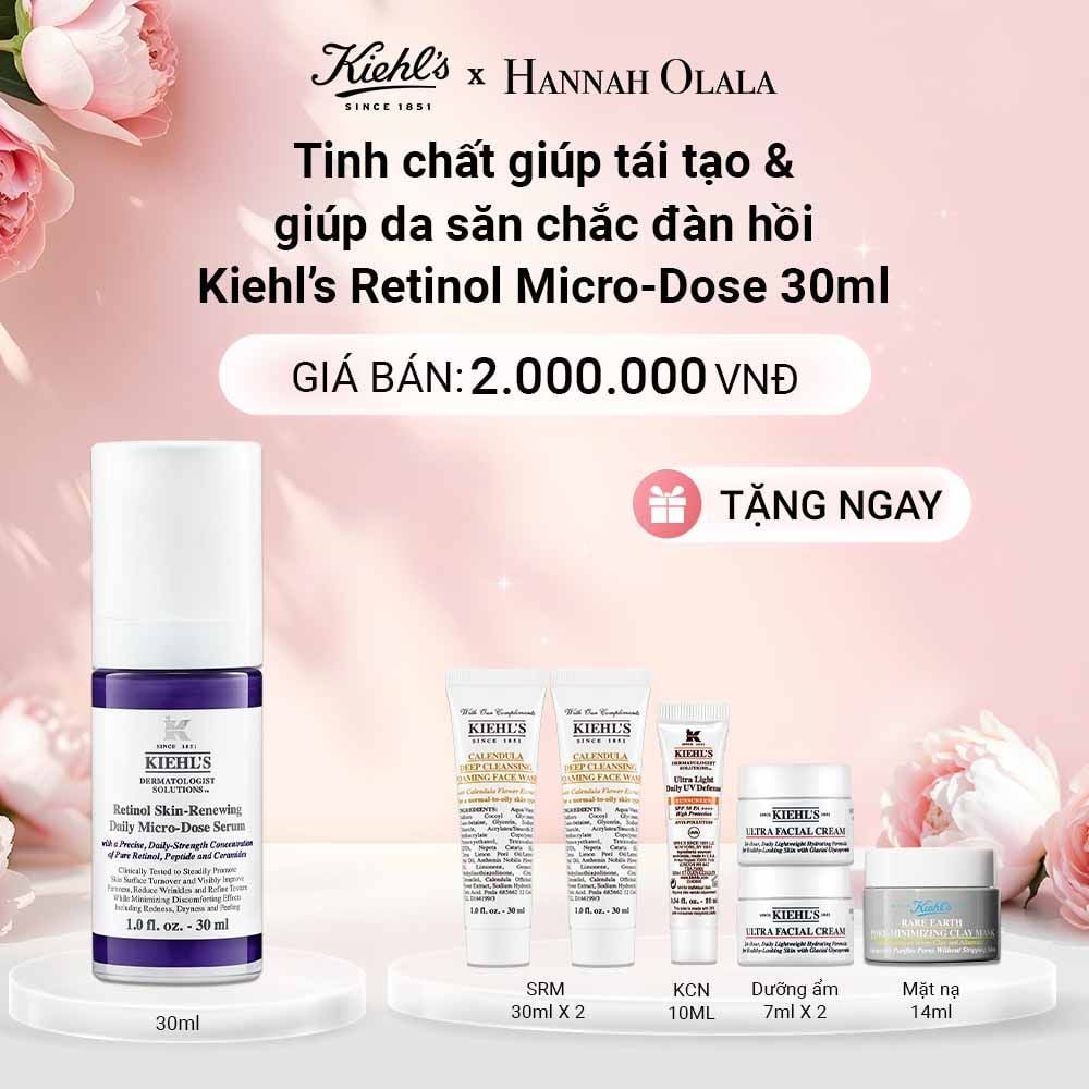  E936: DEAL 13: TINH CHẤT GIÚP TÁI TẠO & GIÚP DA SĂN CHẮC ĐÀN HỒI KIEHL’S RETINOL MICRO-DOSE 30ML 