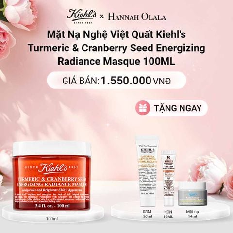  E946: DEAL 9: MẶT NẠ NGHỆ VIỆT QUẤT KIEHL'S TURMERIC & CRANBERRY SEED ENERGIZING RADIANCE MASQUE 100ML 