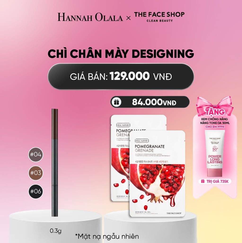  CHÌ CHÂN MÀY DESIGNING EYEBROW PENCIL 0.3G_A345 