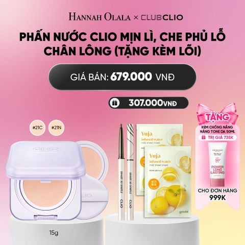  PHẤN NƯỚC MỊN LÌ, CHE PHỦ LỖ CHÂN LÔNG CLIO KILL COVER MESH BLUR CUSHION (TẶNG KÈM LÕI)_ A1908 