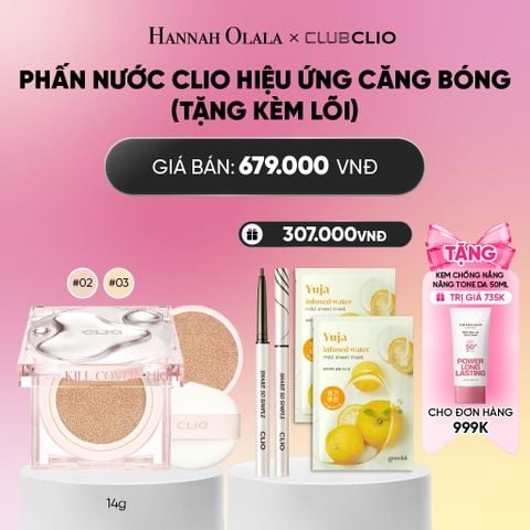  PHẤN NƯỚC CLIO HIỆU ỨNG CĂNG BÓNG HIGH GLOW (TẶNG KÈM LÕI)_ A1889 