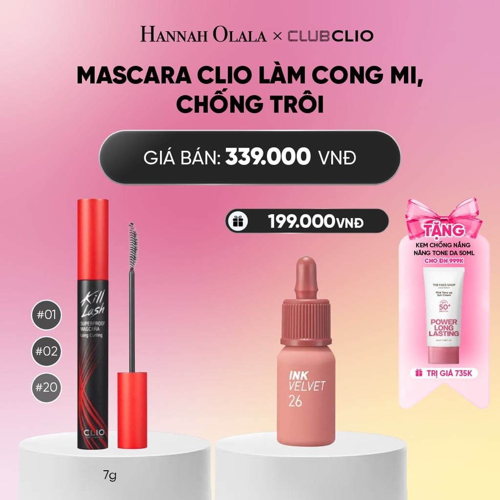  MASCARA LÀM CONG MI, CHỐNG TRÔI 7G_A1891 