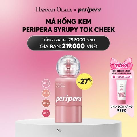  MÁ HỒNG KEM PERIPERA SYRUPY TOK CHEEK 9G_ A727 
