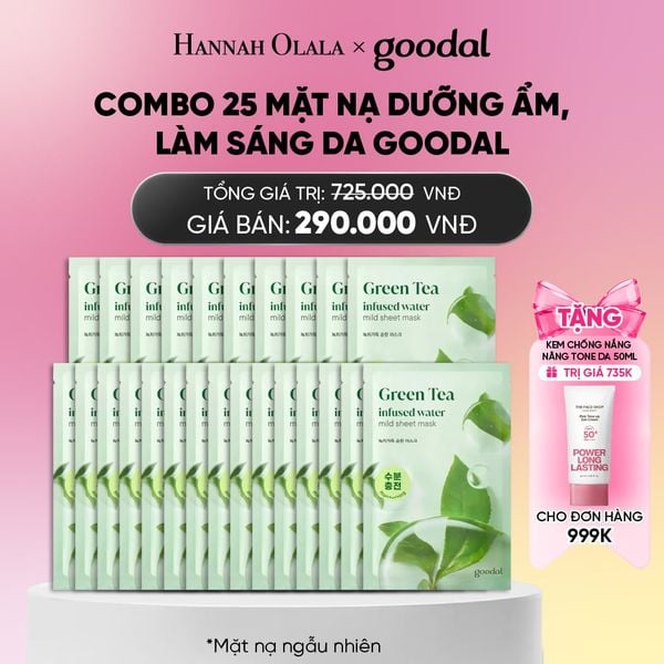  COMBO 25 MẶT NẠ DƯỠNG ẨM, LÀM SÁNG DA GOODAL 20G_ A1497 