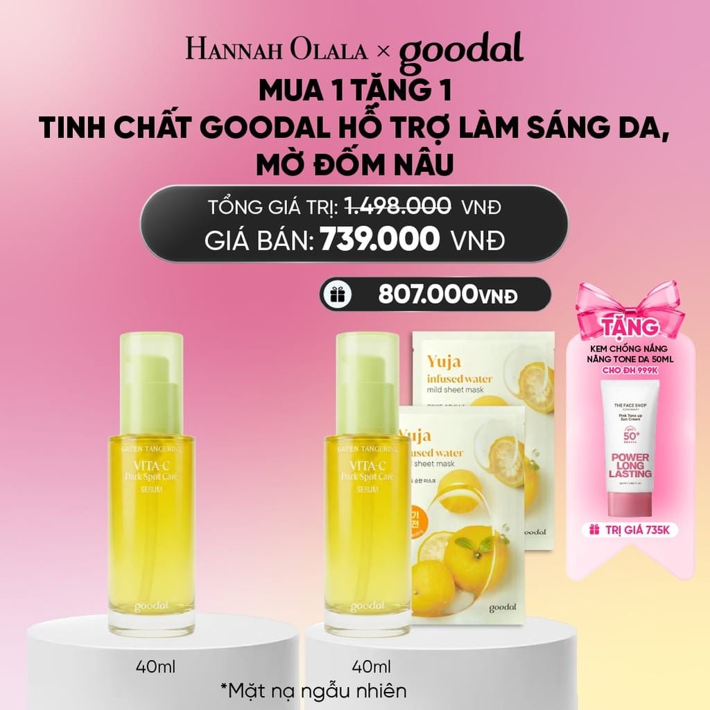  TINH CHẤT GOODAL HỖ TRỢ LÀM SÁNG DA, MỜ ĐỐM NÂU 40ML_A1495 