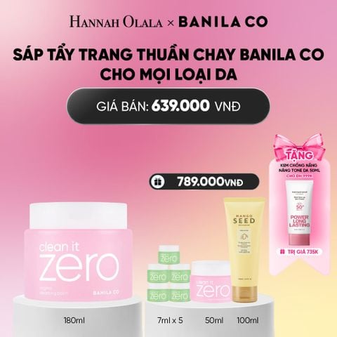  SÁP TẨY TRANG THUẦN CHAY BANILA CO CHO MỌI LOẠI DA 180ML_A2181 