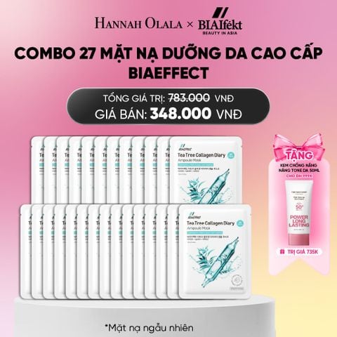  COMBO 27 MẶT NẠ DƯỠNG DA CAO CẤP BIAEFFECT 25ML_A2136 