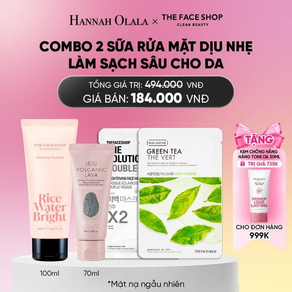  COMBO 2 SỮA RỬA MẶT DỊU NHẸ LÀM SẠCH SÂU CHO DA_ A332 