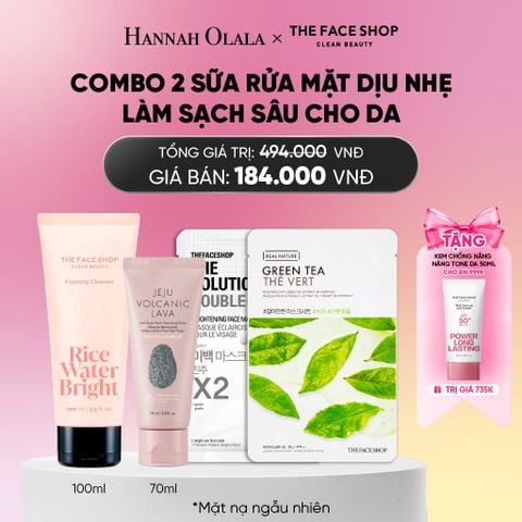  COMBO 2 SỮA RỬA MẶT DỊU NHẸ LÀM SẠCH SÂU CHO DA_A332 