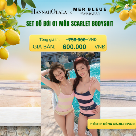  SET ĐỒ BƠI 1 MẢNH SCARLET BODYSUIT - DEAL 10 - A860 