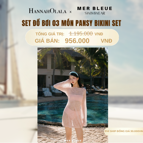  SET ĐỒ BƠI 3 MÓN PANSY BIKINI SET - DEAL 13 - A1249 