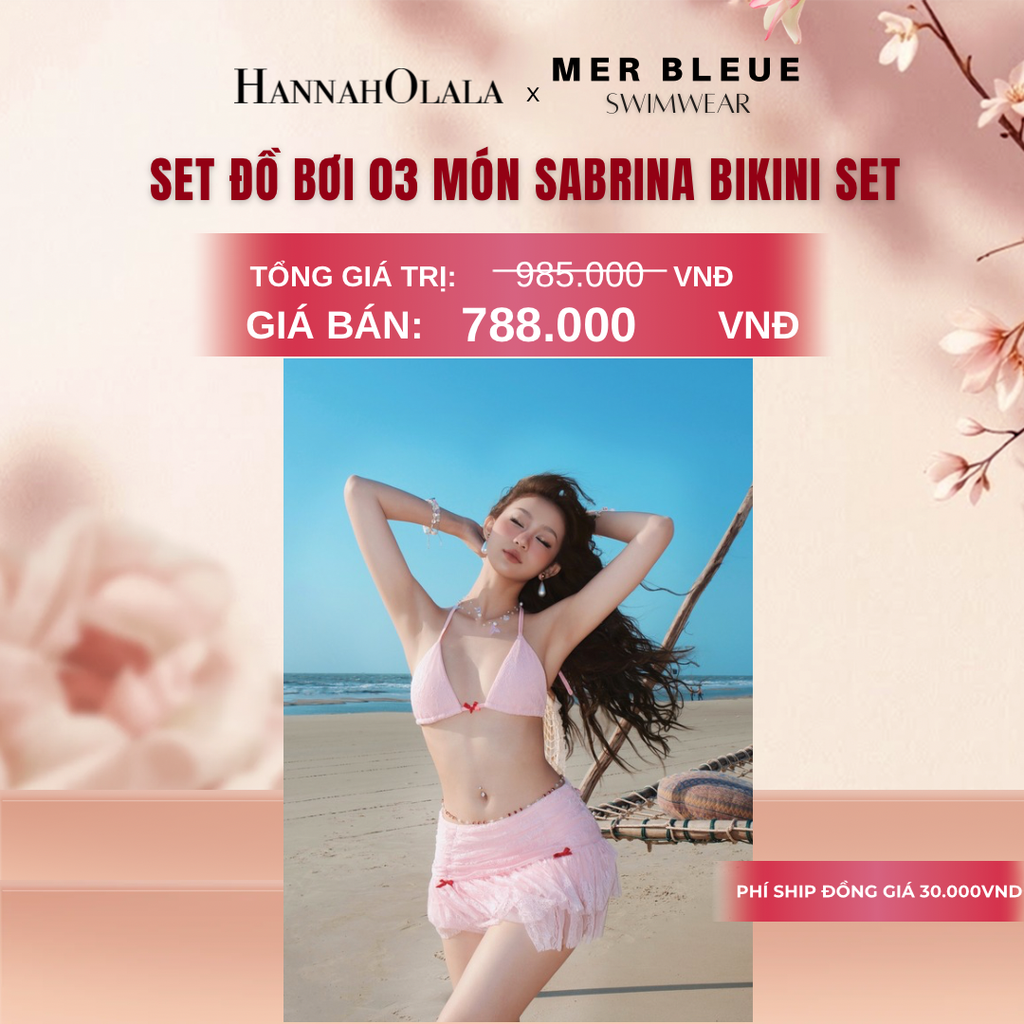  SET ĐỒ BƠI 3 MÓN SABRINA BIKINI SET - DEAL 6 - A1176 