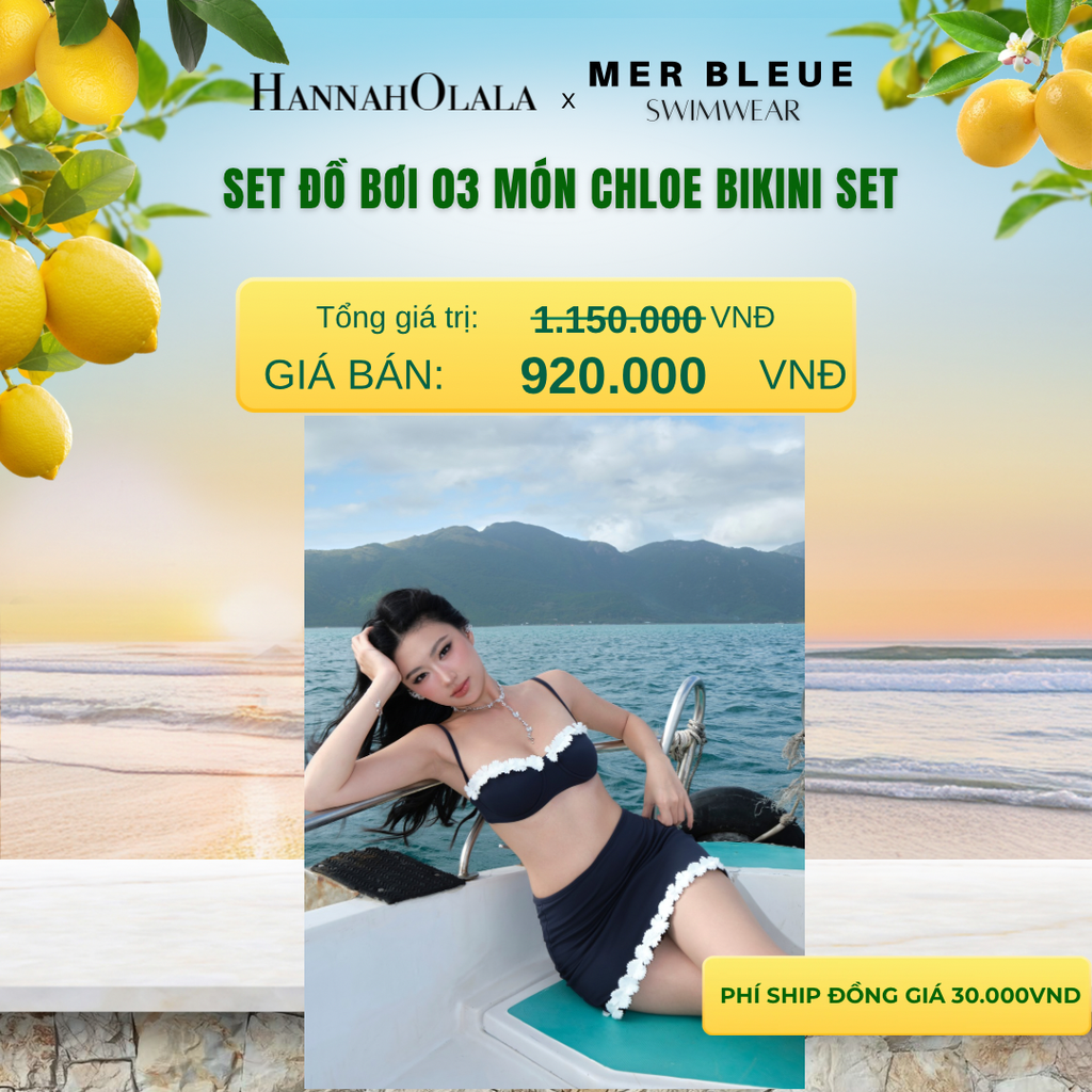  SET ĐỒ BƠI 3 MÓN CHLOE - DEAL 1 - A781 