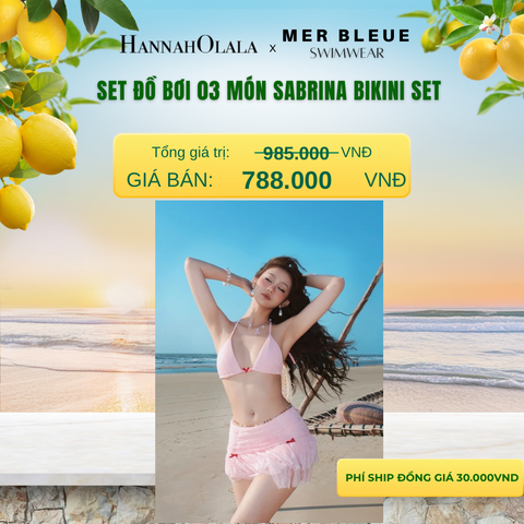  SET ĐỒ BƠI 3 MÓN SABRINA BIKINI SET - DEAL 6 - A821 