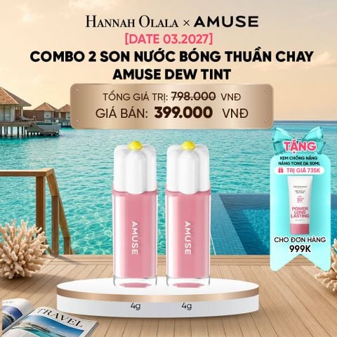  [DATE 03.2027] COMBO 2 SON NƯỚC BÓNG THUẦN CHAY AMUSE DEW TINT 4G 