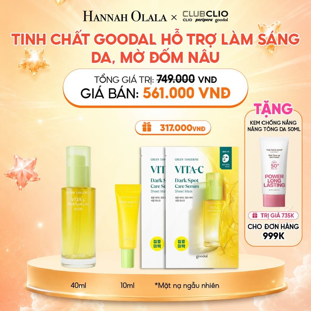  TINH CHẤT GOODAL HỖ TRỢ LÀM SÁNG DA, MỜ ĐỐM NÂU 40ML 