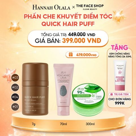  PHẤN CHE KHUYẾT ĐIỂM TÓC QUICK HAIR PUFF 7G 