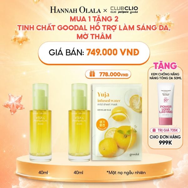  MUA 1 TẶNG 2 TINH CHẤT GOODAL HỖ TRỢ LÀM SÁNG DA, MỜ THÂM 40ML 