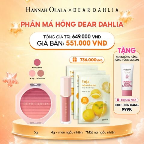  PHẤN MÁ HỒNG DEAR DAHLIA BLOOMING EDITION PARADISE SOFT DREAM BLUSH 5G 