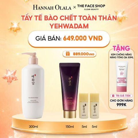  TẨY TẾ BÀO CHẾT TOÀN THÂN YEHWADAM 300ML 