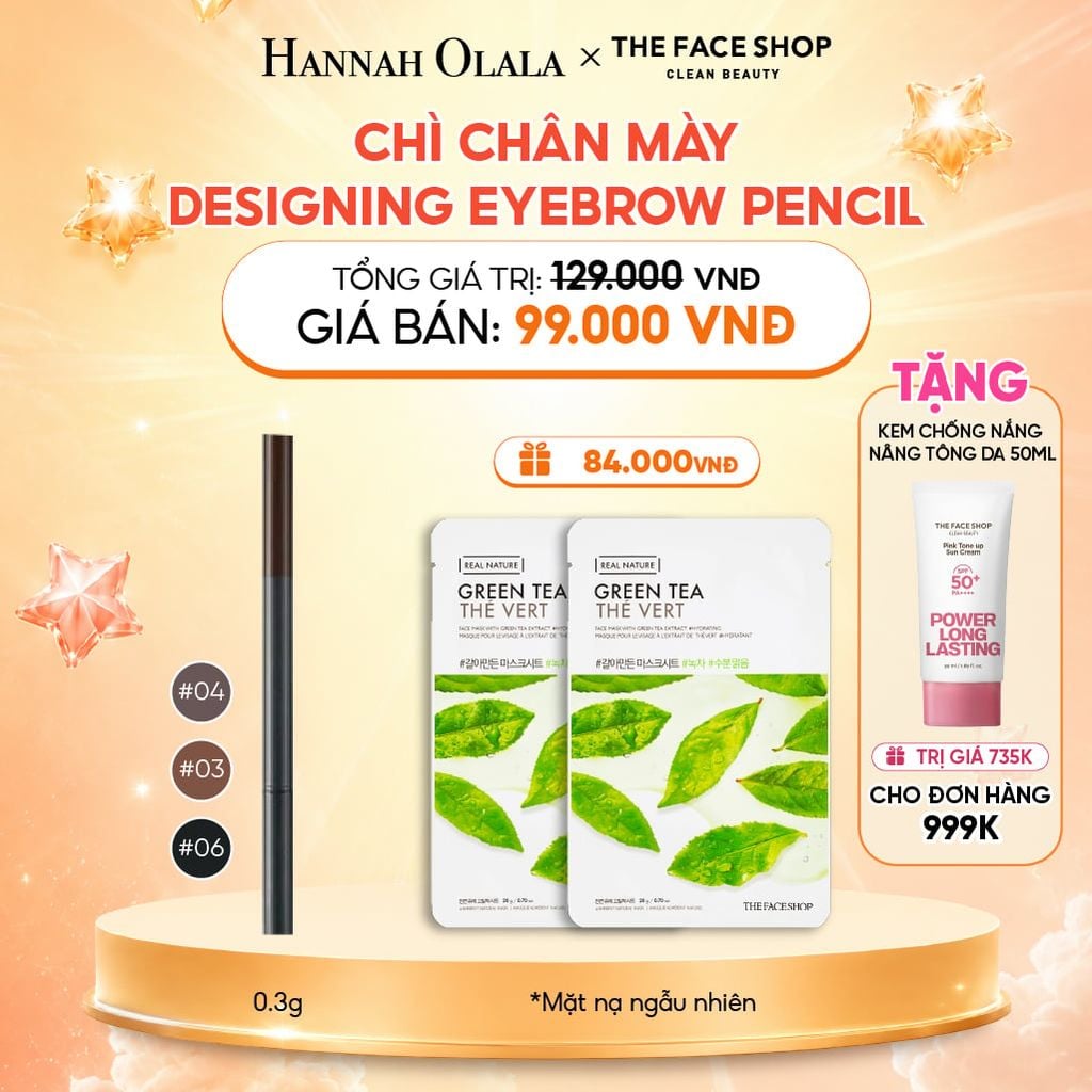  CHÌ CHÂN MÀY DESIGNING EYEBROW PENCIL 0.3G 