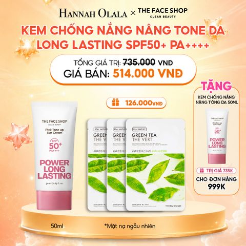  KEM CHỐNG NẮNG NÂNG TONE DA LONG LASTING SPF50+ PA++++ 50ML 