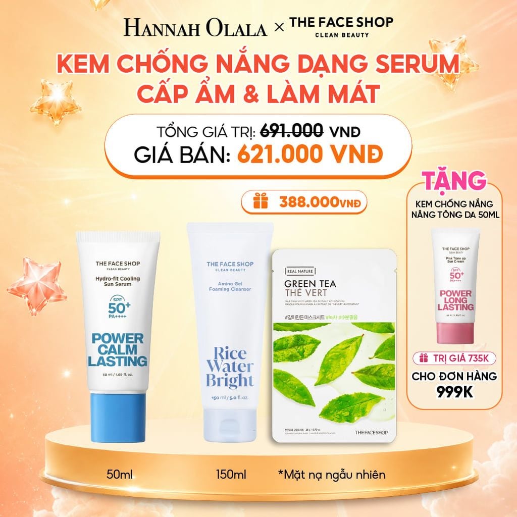  KEM CHỐNG NẮNG DẠNG SERUM CẤP ẨM & LÀM MÁT 50ML 