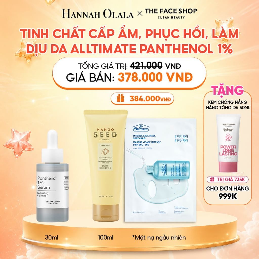  TINH CHẤT CẤP ẨM, PHỤC HỒI, LÀM DỊU DA ALLTIMATE PANTHENOL 1% 