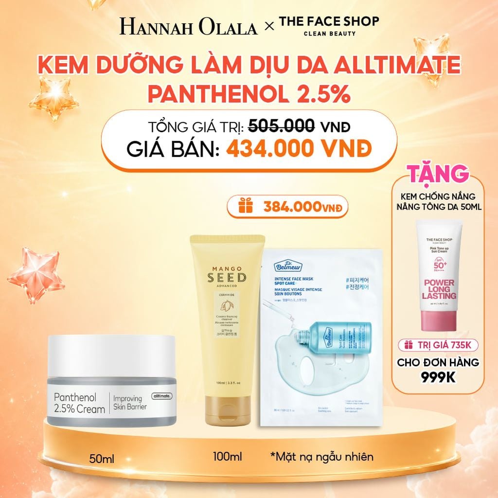  KEM DƯỠNG LÀM DỊU DA ALLTIMATE PANTHENOL 2.5% 