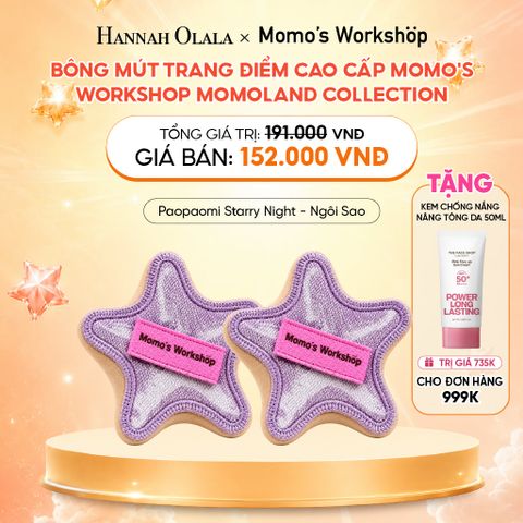  BÔNG MÚT TRANG ĐIỂM CAO CẤP MOMO'S WORKSHOP MOMOLAND COLLECTION 